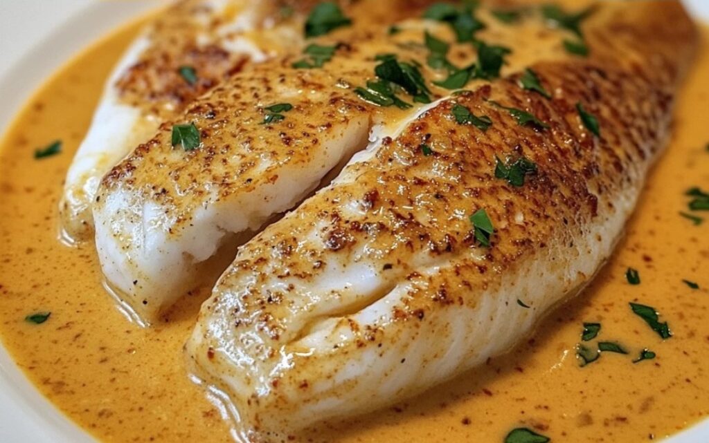 Snapper with Creamy Creole Sauce